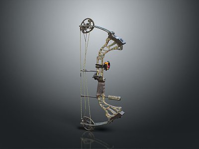 Crossbow Mechanical Crossbow Shift Bow and Arrow Shoot Far Equipment Weapons High-tech Crossbow 3d model