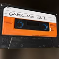 Classic Entertainment Electronics Cosmic Mix Vol 1 Cassette Tape In Orange And Black Design