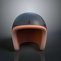 High Quality Black And Orange Tactical Weapon With Helmet Shaped Design And Leather Lining