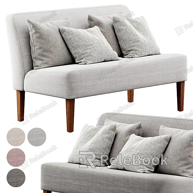 Double sofa model