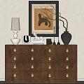 Silent Wind Locker Decorative Cabinet 3d model