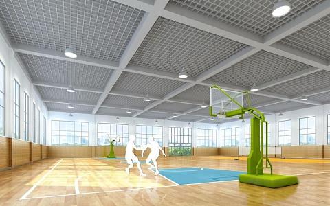 Basketball Hall 3d model