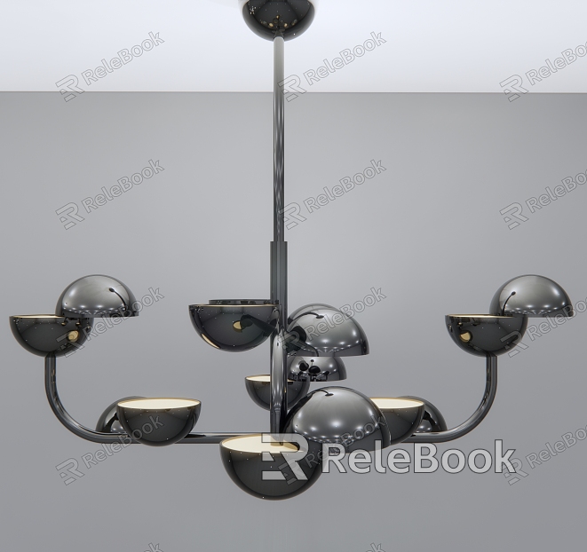 Modern chandelier simple chandelier multi-head lamp model