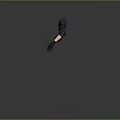 Human Arms With Dark Sleeves Light Skin And Black Wristband Features