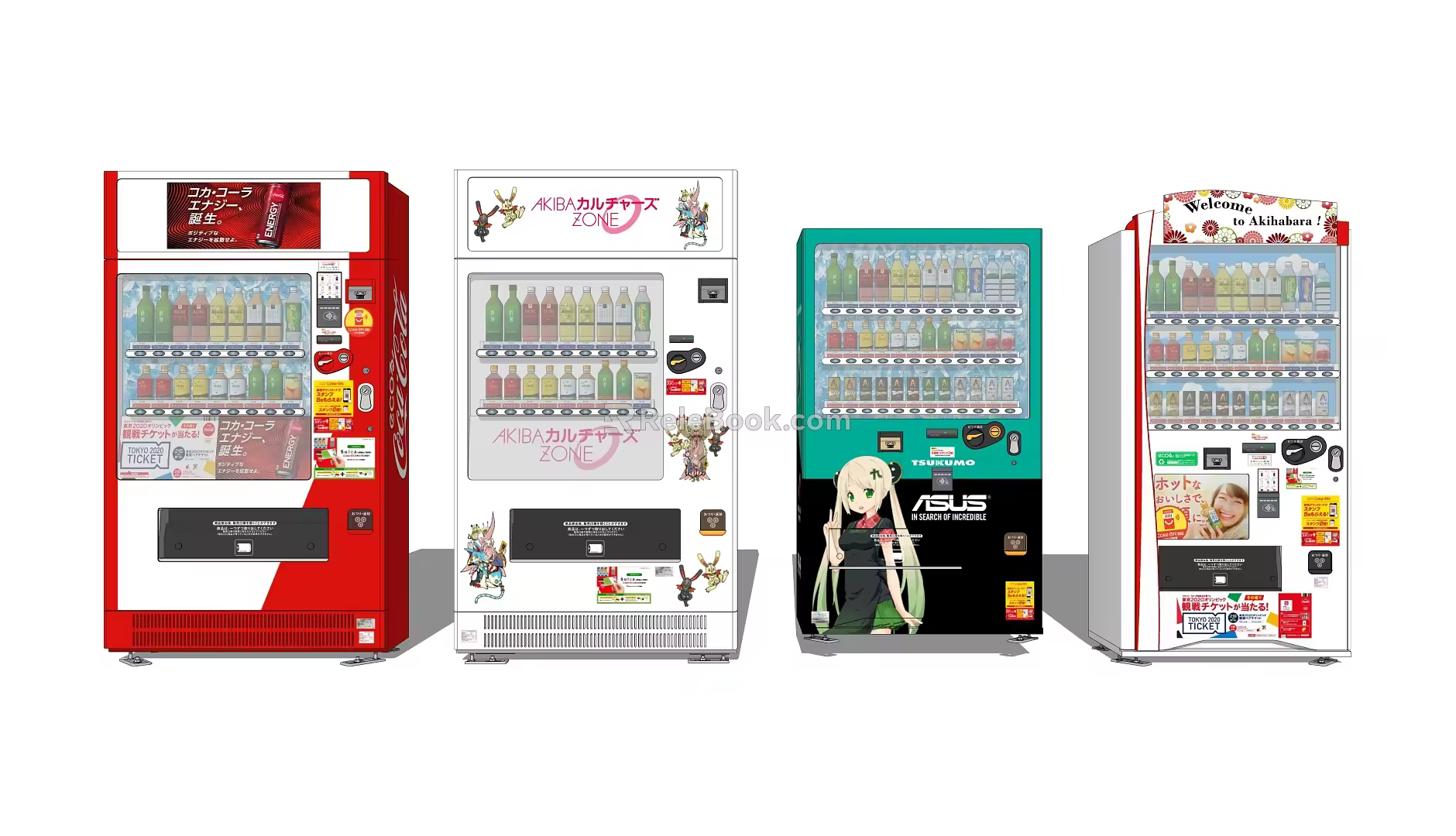 modern vending machine vending machine 3d model