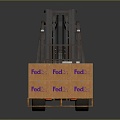 Modern Forklift Pallet Truck 3d model