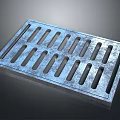 Durable Metal Slotted Drain Cover With Perforated Holes For Industrial Applications