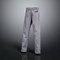 Gray Straight Leg Jeans For Casual Everyday Wear With Comfortable Fit
