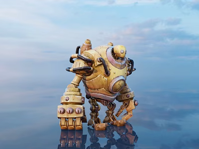 Industrial LOFT robot 3d model