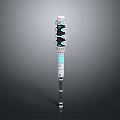 Sci-fi Hammer Sci-fi Stick Mace Sci-fi Weapon Ancient Weapon Hammer Cold Weapon Medieval Item 3d model