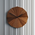 Watch wall clock clock pendant wooden wall clock decorative wall clock 3d model