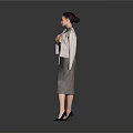 Elegant Modern Women's Coat And Dress With Classic Design And Comfortable Fabric