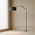 floor lamp fishing floor lamp 3d model