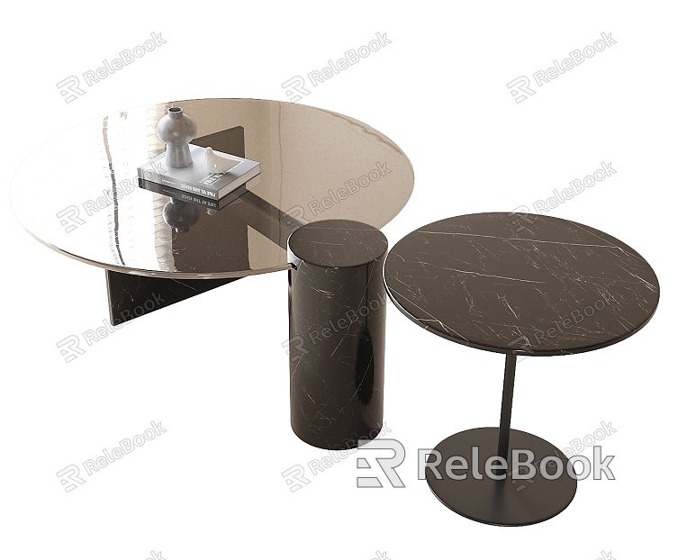 Modern coffee table model