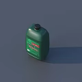 Green Plastic Household Cleaning Liquid Container With Clear Label For Daily Use