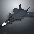 Modern Fighter Stealth Fighter 3d model
