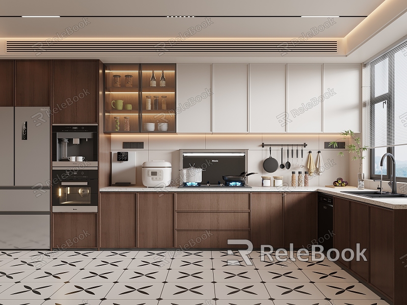 Modern Middle Style Kitchen model