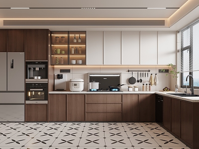 Modern Middle Style Kitchen model