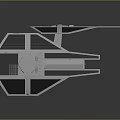Detailed TIE Fighter Model Kit With Wing Structure And Engine Components