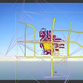Aerial View Planning of Modern Residential Complex with High Rise Buildings Green Spaces And Roads