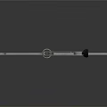 Professional Silver Metal Vernier Caliper Precision Measuring Tool With Sliding Scale