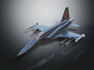 Modern fighter MiG 3d model