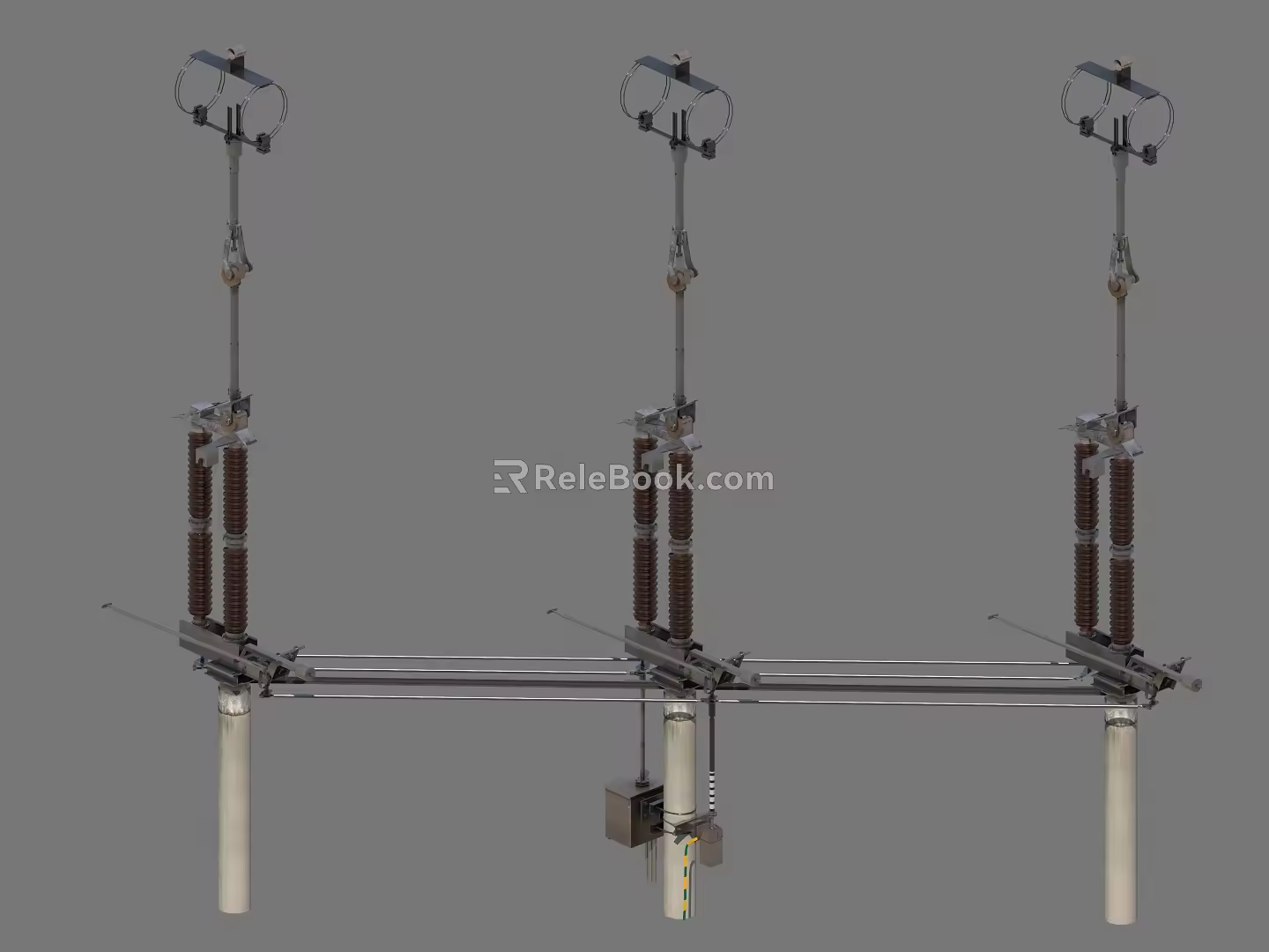 power station isolating switch isolating switch 3d model