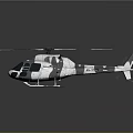 Modern Military Style Helicopter With Camouflage Paint Rotor And Landing Gear