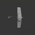 Modern fighter sci-fighter sci-fighter space fighter 3d model