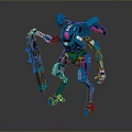Mech Warrior Mech Soldier Machine Battlearm Mechanical Battlearm Machine Fighter Robot 3d model
