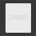 Modern heat sink CPU radiator computer radiator 3d model