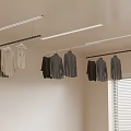 Modern electric drying rack stealth drying rack 3d model