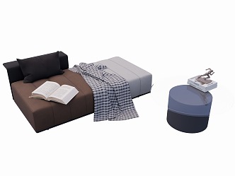 Modern Sofa Coffee Table 3d model