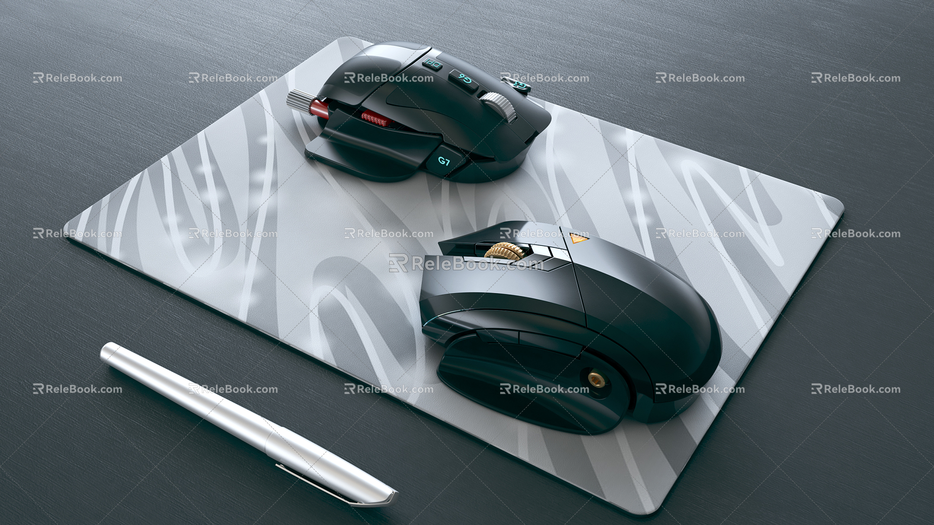 Modern Mouse Series Gaming Mouse 3d model