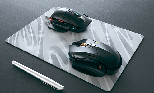 Modern Mouse Series Gaming Mouse 3d model