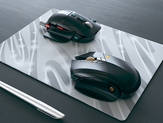 Modern Mouse Series Gaming Mouse 3d model