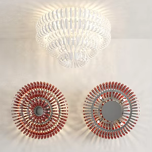 Modern ceiling lamp decorative chandelier 3d model