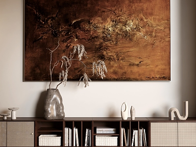 Zhao Wuji Decorative Painting Quiet Decorative Painting Retro Style Decorative Painting model