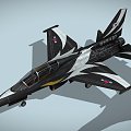 Golden Eagle Fighter 3d model