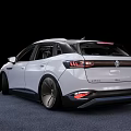White Modern SUV Car With Streamlined Body Black Alloy Wheels And Sleek Design
