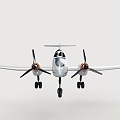 Pucara IA 58C Fighter Aircraft 3d model