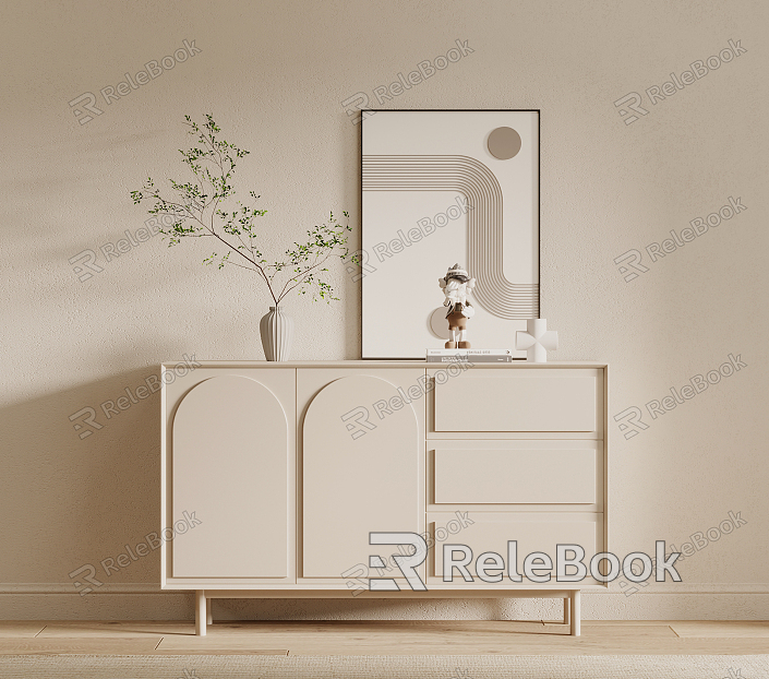 Modern Sideboard Decorative Cabinet model