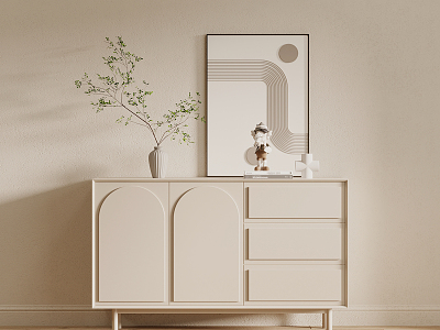 Modern Sideboard Decorative Cabinet model