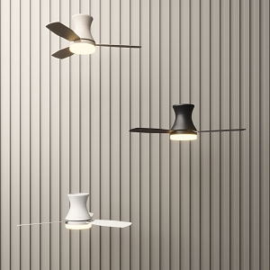 Modern ceiling fan lamp fan chandelier 3d model