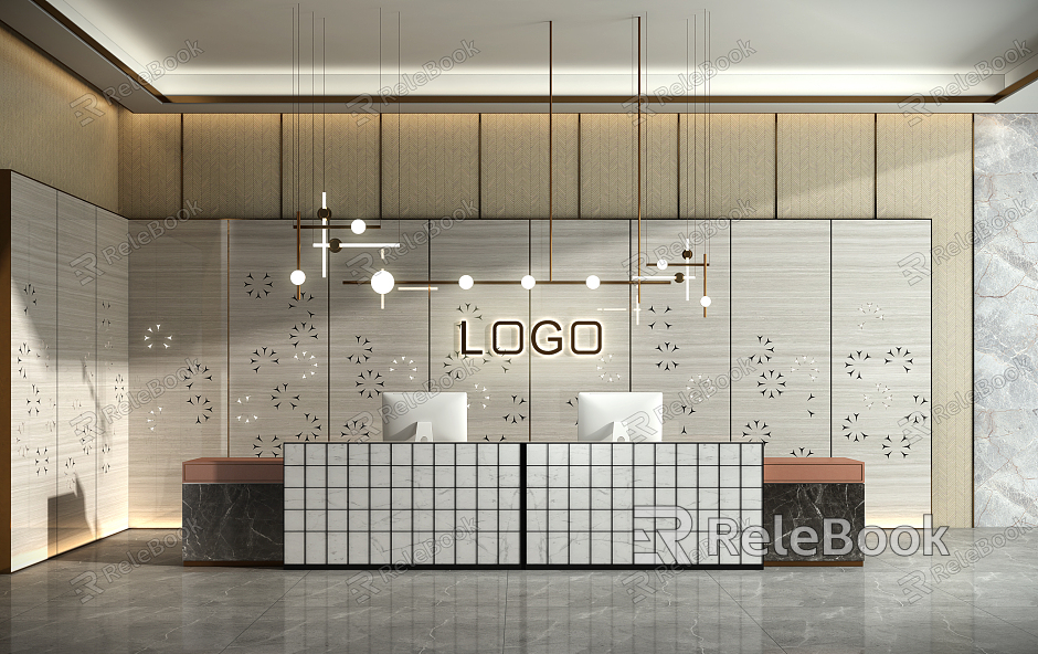 Modern reception desk Reception model