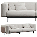 Modern MISSANA double sofa 3d model