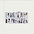 Diverse Group of People in Various Casual Styles Walking Standing with Bags Umbrella