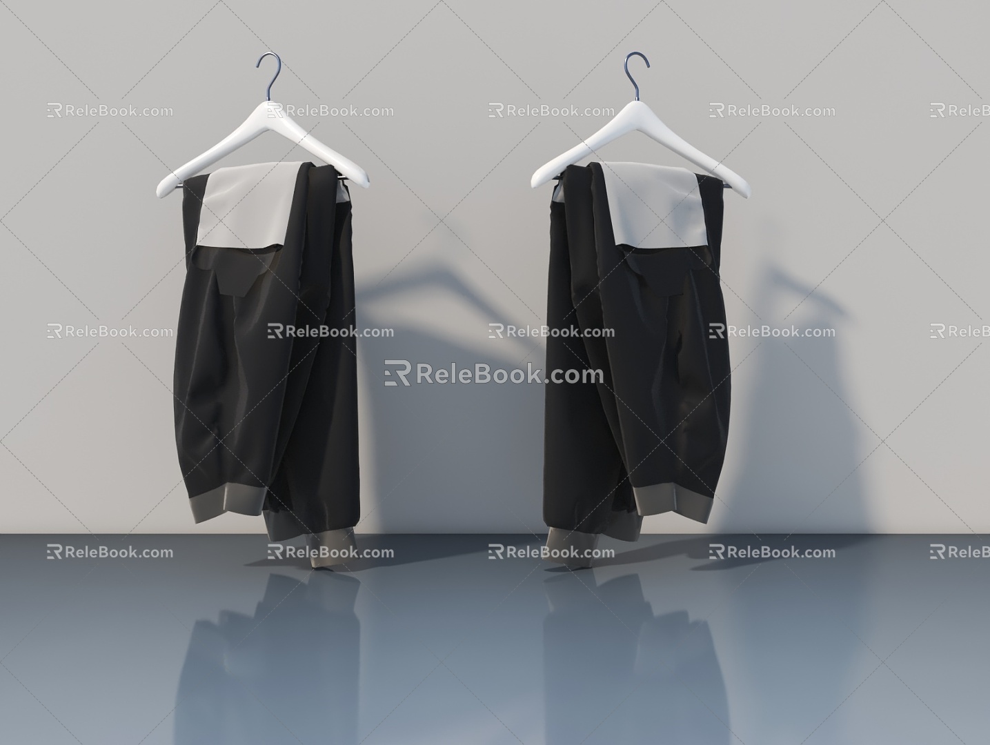 Clothing collocation 3d model