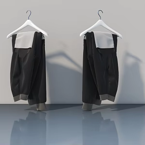 Clothing collocation 3d model