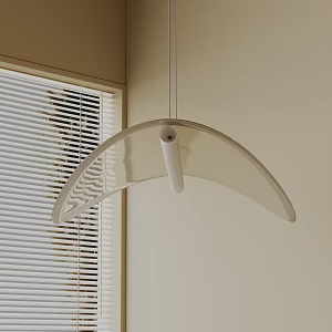 Modern chandelier 3d model